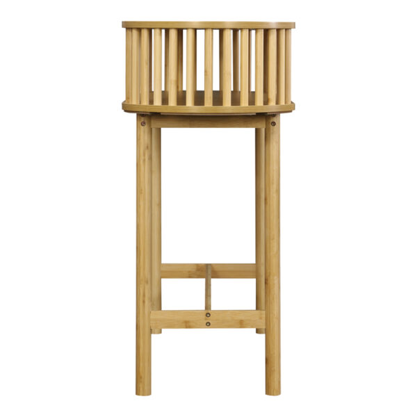 Κονσόλα Nodial pakoworld MDF/Bamboo σε φυσική απόχρωση 120x39x85εκ – 260-000027