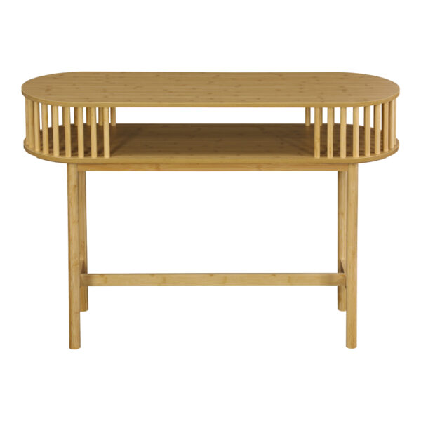 Κονσόλα Nodial pakoworld MDF/Bamboo σε φυσική απόχρωση 120x39x85εκ – 260-000027