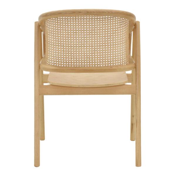 Πολυθρόνα Wenzy pakoworld φυσικό Rattan – μασίφ ξύλο toon 58x58x82εκ – 263-000028