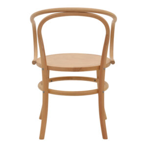 Πολυθρόνα Verfie pakoworld φυσικό ξύλο οξιάς 55x50x83εκ – 263-000029