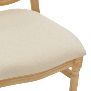 Καρέκλα Canco pakoworld φυσικό rubberwood-φυσικό rattan 50x55x98εκ – 263-000032