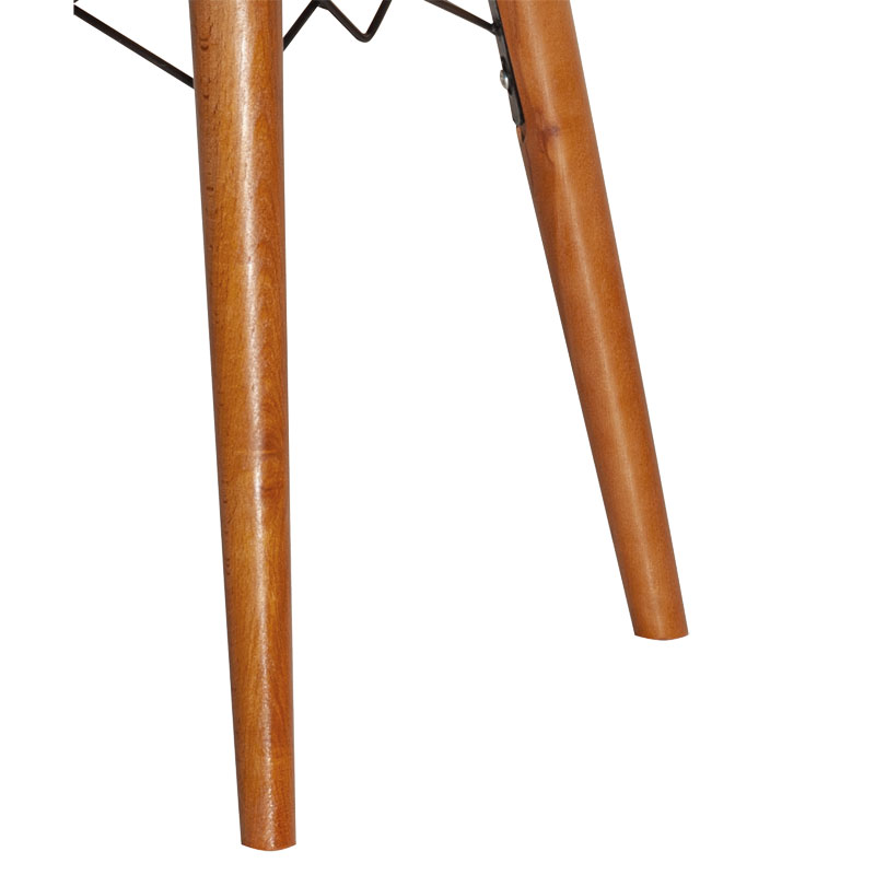 Καρέκλα Nevis I pakoworld ανθρακί antique ύφασμα-καρυδί πόδι – 266-000006