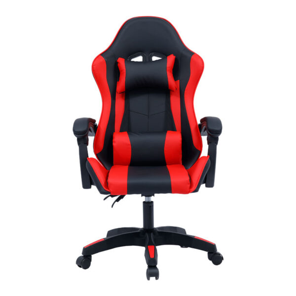 Καρέκλα γραφείου gaming William pakoworld PU μαύρο-κόκκινο – 275-000012