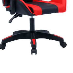Καρέκλα γραφείου gaming William pakoworld PU μαύρο-κόκκινο – 275-000012