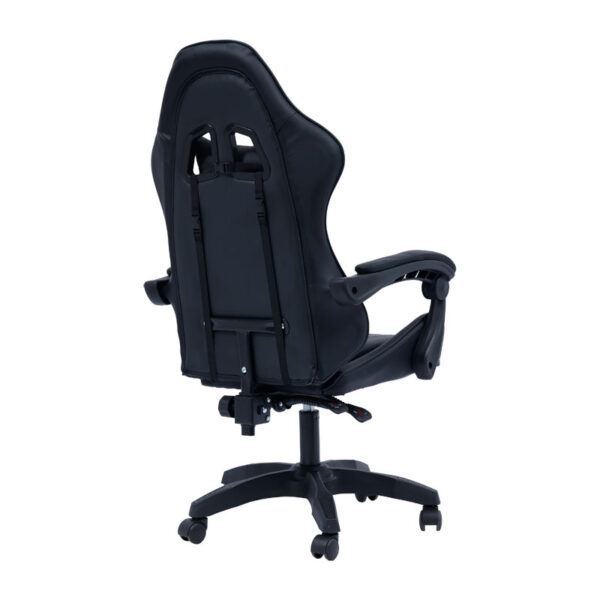 Καρέκλα γραφείου gaming William pakoworld PU μαύρο – 275-000013