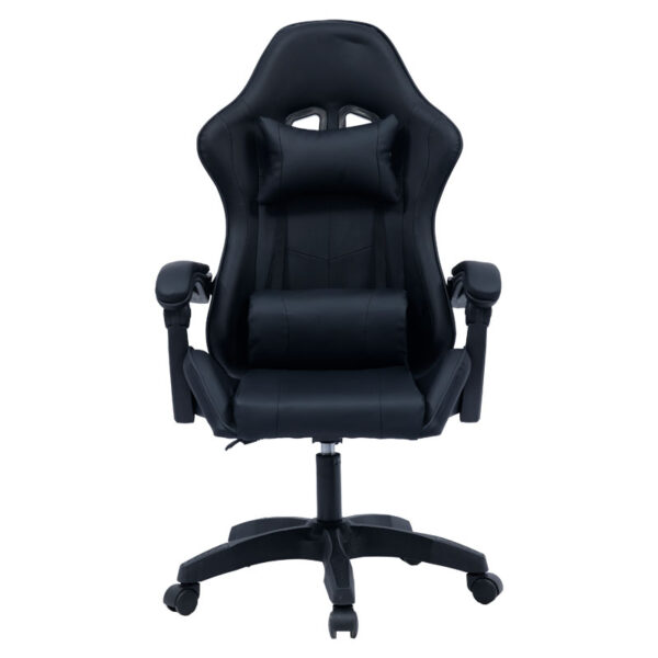 Καρέκλα γραφείου gaming William pakoworld PU μαύρο – 275-000013