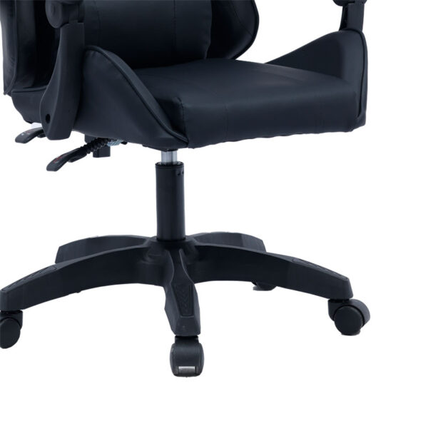 Καρέκλα γραφείου gaming William pakoworld PU μαύρο – 275-000013
