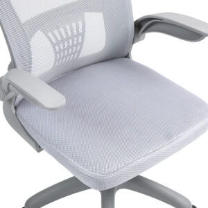 Καρέκλα γραφείου εργασίας Annalise pakoworld mesh γκρι 57x53x100εκ – 275-000017