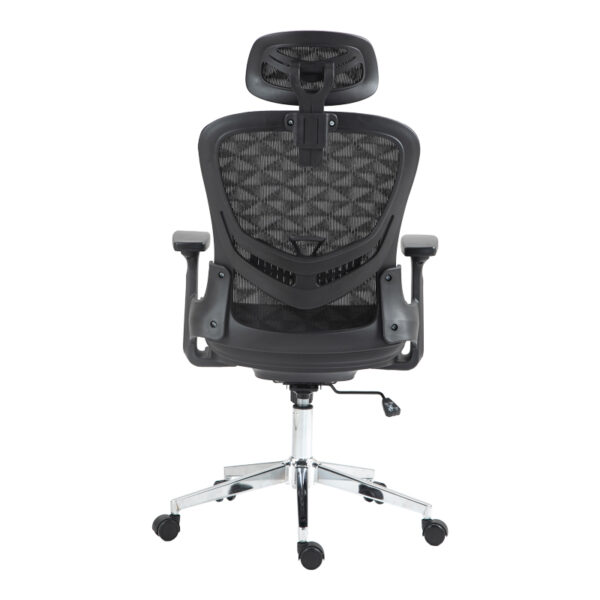 Καρέκλα γραφείου εργασίας Mergi pakoworld μαύρο mesh 62x63x120εκ – 275-000019
