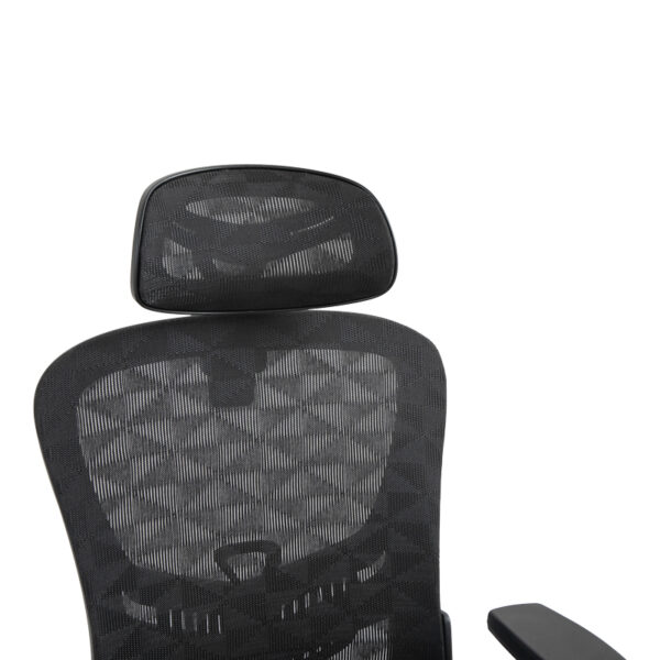 Καρέκλα γραφείου εργασίας Mergi pakoworld μαύρο mesh 62x63x120εκ – 275-000019