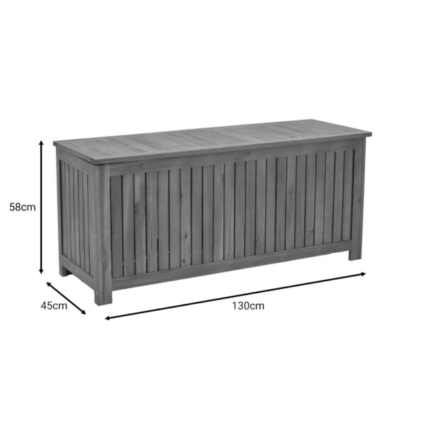 Μπαούλο Zarco pakoworld ξύλο ακακίας φυσικό 130x45x58εκ – 282-000001