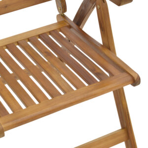 Πολυθρόνα 5 θέσεων Zerco pakoworld πτυσσόμενη ξύλο ακακίας φυσικό 61x65x110εκ – 282-000006