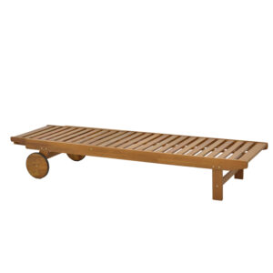 Ξαπλώστρα Weylar pakoworld ξύλο ακακίας φυσικό 60x193x30εκ – 282-000008