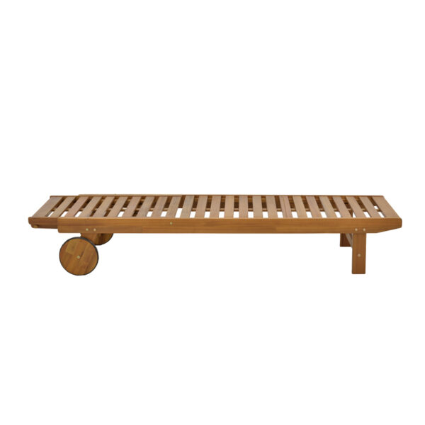 Ξαπλώστρα Weylar pakoworld ξύλο ακακίας φυσικό 60x193x30εκ – 282-000008