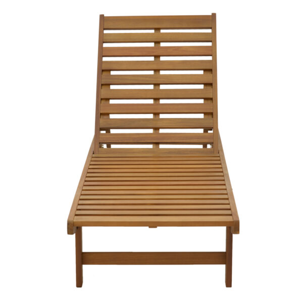 Ξαπλώστρα Weylar pakoworld ξύλο ακακίας φυσικό 60x193x30εκ – 282-000008