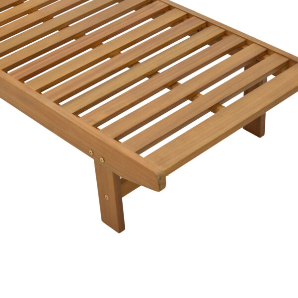 Ξαπλώστρα Weylar pakoworld ξύλο ακακίας φυσικό 60x193x30εκ – 282-000008