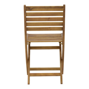 Καρέκλα Fatel pakoworld πτυσσόμενη ξύλο ακακίας φυσικό 40x53x82εκ – 282-000017