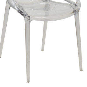 Καρέκλα Ramsei pakoworld PC διάφανο 55x53x84εκ – 292-000016