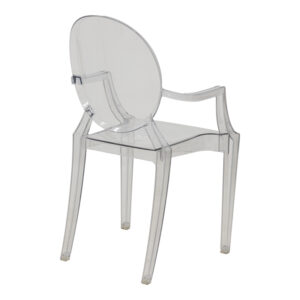 Καρέκλα Narova pakoworld PC διάφανο 43x48x92εκ – 292-000017