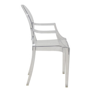 Καρέκλα Narova pakoworld PC διάφανο 43x48x92εκ – 292-000017