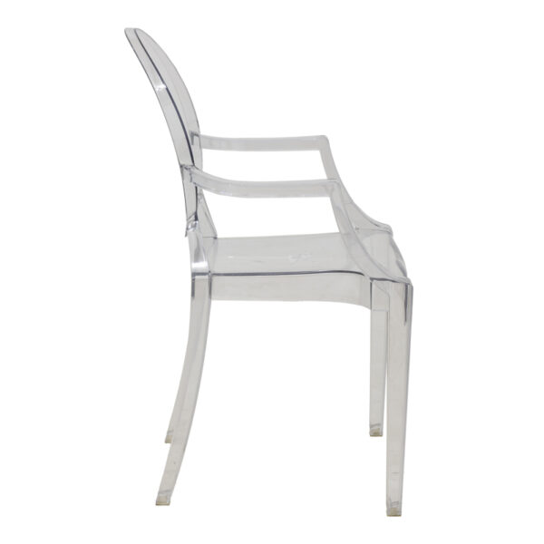 Καρέκλα Narova pakoworld PC διάφανο 43x48x92εκ – 292-000017