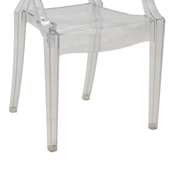 Καρέκλα Narova pakoworld PC διάφανο 43x48x92εκ – 292-000017
