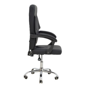 Καρέκλα γραφείου διευθυντή Glorin pakoworld μαύρο pu 60x68x128εκ – 292-000054