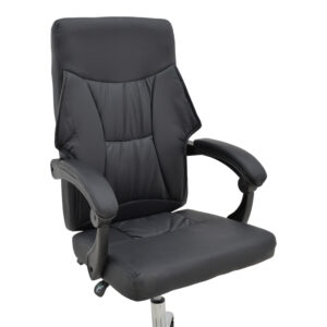 Καρέκλα γραφείου διευθυντή Glorin pakoworld μαύρο pu 60x68x128εκ – 292-000054