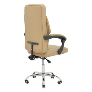 Καρέκλα γραφείου διευθυντή Glorin pakoworld μπεζ pu 60x68x128εκ – 292-000055