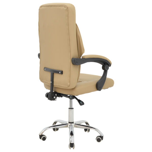 Καρέκλα γραφείου διευθυντή Glorin pakoworld μπεζ pu 60x68x128εκ – 292-000055
