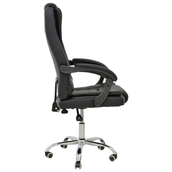 Καρέκλα γραφείου διευθυντή Toronsi pakoworld μαύρο pu 60x68x128εκ – 292-000056