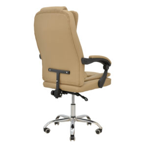 Καρέκλα γραφείου διευθυντή Toronsi pakoworld μπεζ pu 60x68x128εκ – 292-000057