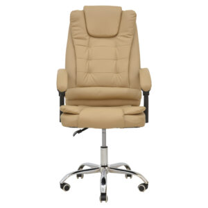 Καρέκλα γραφείου διευθυντή Toronsi pakoworld μπεζ pu 60x68x128εκ – 292-000057