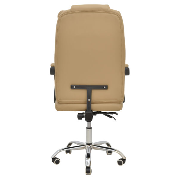 Καρέκλα γραφείου διευθυντή Toronsi pakoworld μπεζ pu 60x68x128εκ – 292-000057