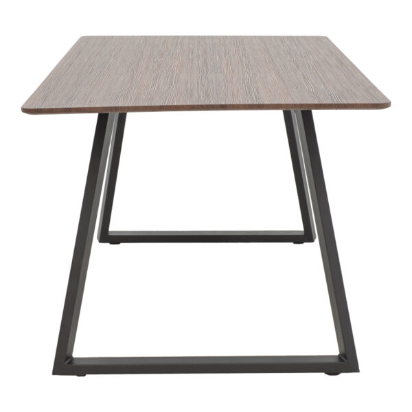 Τραπέζι Winor pakoworld καρυδί mdf-πόδι μαύρο μεταλλικό 160x90x75εκ – 292-000070