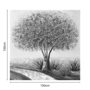 Πίνακας σε καμβά Forestree I Inart 100x3x100εκ – 296-000013