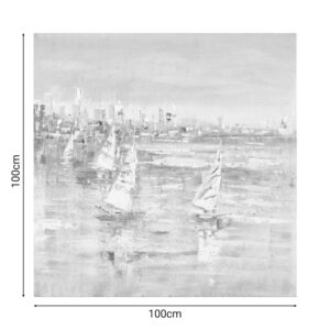 Πίνακας σε καμβά Watery Inart 100x3x100εκ – 296-000016