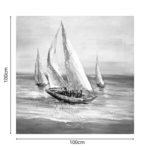 Πίνακας σε καμβά Sailer Inart 100x3x100εκ – 296-000025