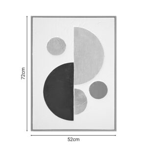 Πίνακας σε καμβά Geometric I Inart 52×4.5×72εκ – 296-000029