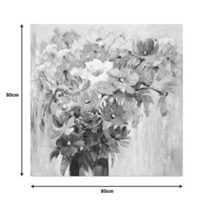 Πίνακας σε καμβά Spino I Inart 80x3x80εκ – 296-000034
