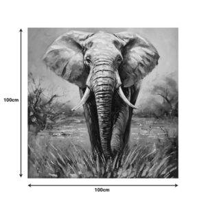 Πίνακας σε καμβά Elepho Inart 100x3x100εκ – 296-000049