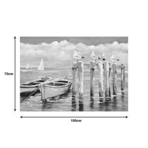 Πίνακας σε καμβά Port I Inart 100x3x70εκ – 296-000052
