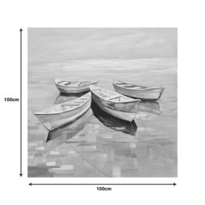 Πίνακας σε καμβά Boatty Inart 100x3x100εκ – 296-000061
