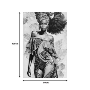 Πίνακας σε καμβά Georgina I Inart 80x3x120εκ – 296-000086