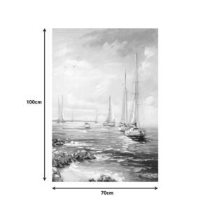 Πίνακας σε καμβά Sailsy Inart 70x3x100εκ – 296-000089