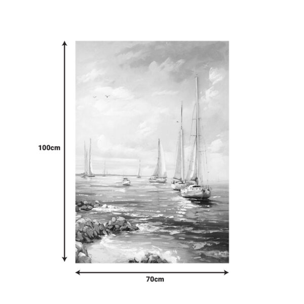 Πίνακας σε καμβά Sailsy Inart 70x3x100εκ – 296-000089
