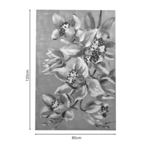 Πίνακας σε καμβά Flourish Inart 80x3x120εκ – 301-000013