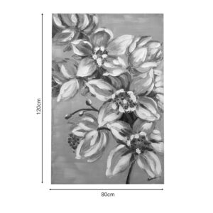 Πίνακας σε καμβά Flourish I Inart 80x3x120εκ – 301-000014
