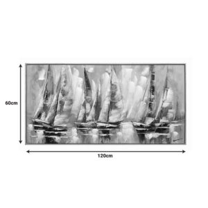 Πίνακας σε καμβά Yelkan Ι Inart με πλαίσιο 120×3.5×60εκ – 301-000037