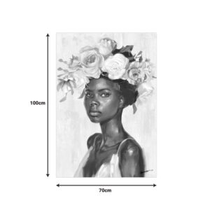 Πίνακας σε καμβά Fleri Ι Inart 70×3.5×100εκ – 301-000045